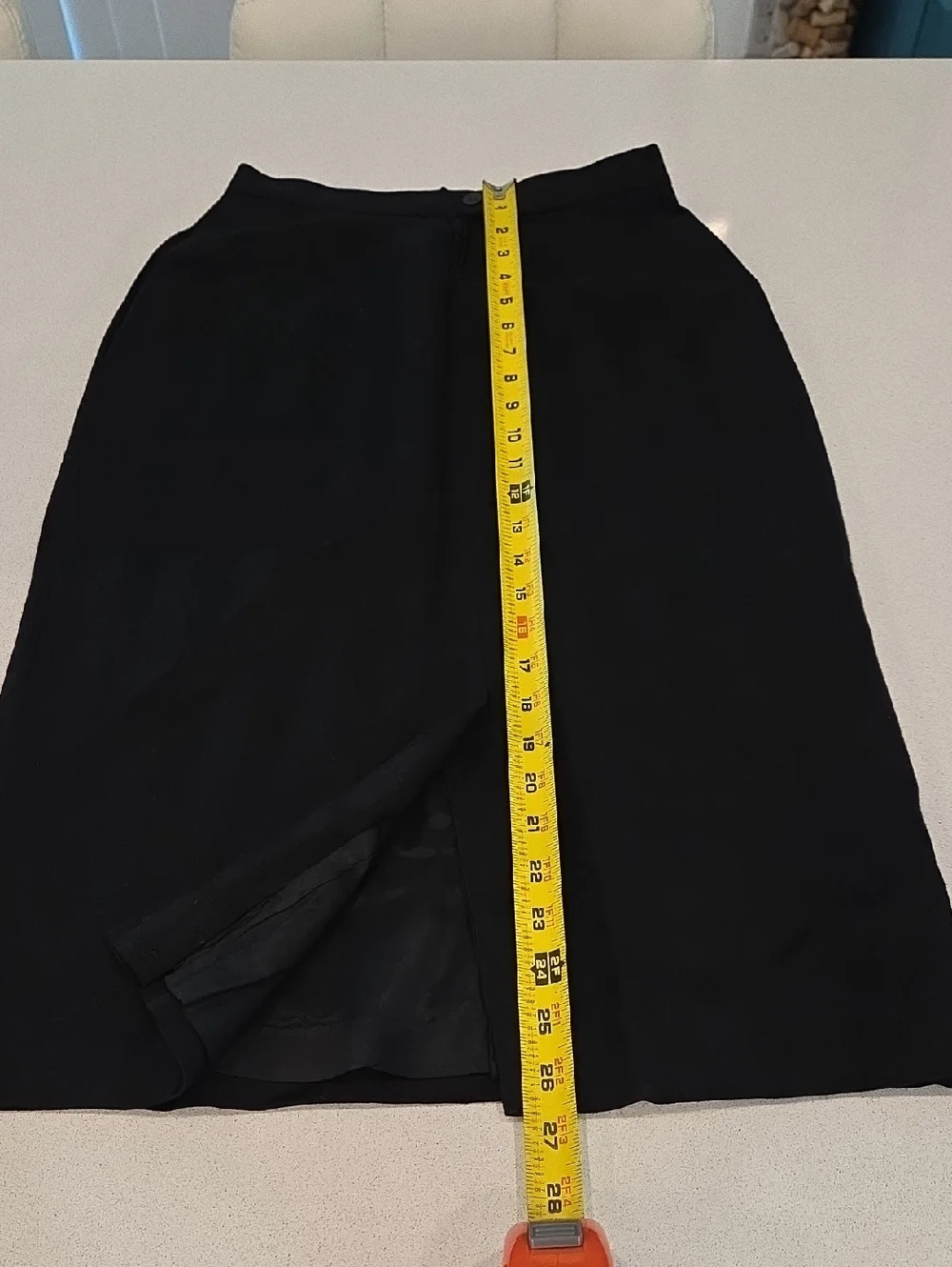 Vintage Striped Christian Dior Wool Black Tailored Blazer and Skirt Set Size 4!